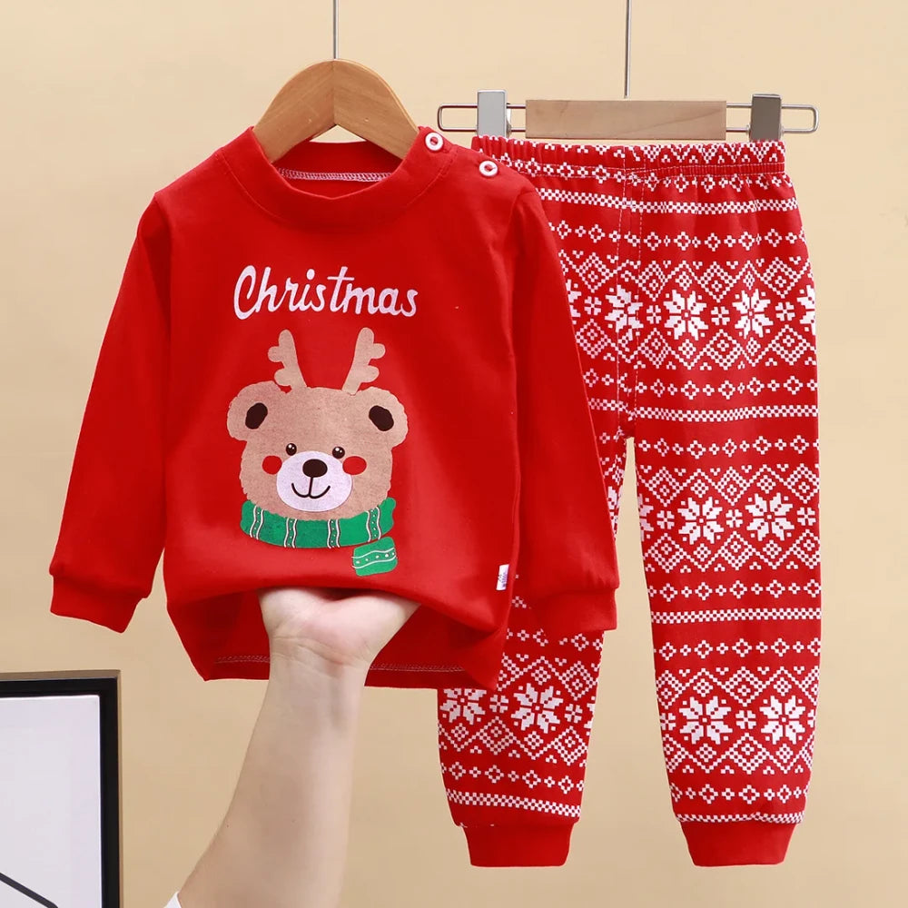 Festive Cotton Holiday Pajama Set